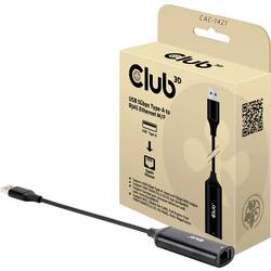 club3D CAC-1421 USB 3.0 / RJ45 adaptér [1x USB-A konektor - 1x RJ45 zásuvka] černá 12 cm