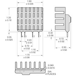 Crydom polovodičové relé SPFE240D25 25 A Spínací napětí (max.): 280 V/AC spínání při nulovém napětí 1 ks