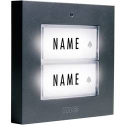 m-e modern-electronics KTB-2 A zvonkový panel (tlačítka) se jmenovkou 2násobný antracitová 12 V/1 A