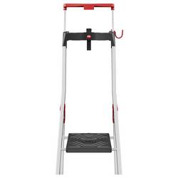 Hailo L100 TOPLINE 8050-807 hliník štafle vč. odkládacího místa na nářadí max.prac. výška: 3.72 m stříbrná, černá, červená EN 131 10.1 kg