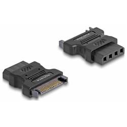 Delock mechanika, napájecí adaptér [1x Molex zásuvka 4-pólová - 1x proudová SATA zástrčka 15pólová] 0 mm vícebarevná