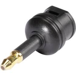S-Conn Toslink digitální audio adaptér [1x Toslink zásuvka (ODT) - 1x Optická zástrčka 3,5 mm] černá