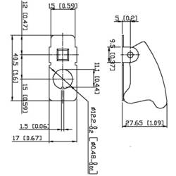 TRU COMPONENTS 1587830 TC-R17-10 RED bezpečnostní kryt Potisk (motiv) žádný červená 1 ks