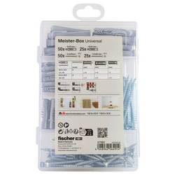 Fischer 577863 Meister-Box Universal + S Box s výběrem hmoždinek 35 mm, 50 mm 150 díly