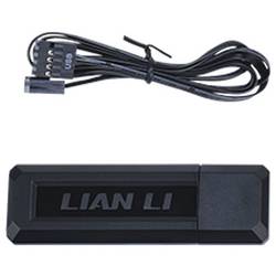 Lian Li Lian Li UNI FAN SL Wireless LCD Lüfter, ARGB, PWM, 3er-Pack inkl. Controller PC větrák s krytem černá (š x v x h) 120 x 124.5 x 28 mm