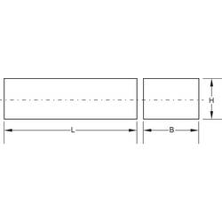 KS Tools 160.0595 Ochranný blok (d x š x v) 1350 x 140 x 45 mm
