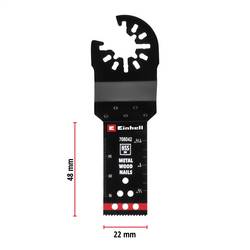 Einhell 708042 Tauchsägeblatt BIM Met, 22mm bimetalový sada multifunkčního nářadí 22 mm 1 ks