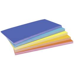 magnetoplan Rainbow moderační karta barevně tříděná , červená, oranžová, žlutá obdélníkový 200 mm x 100 mm 250 ks