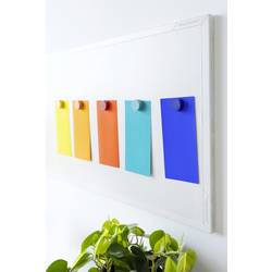 magnetoplan Rainbow moderační karta barevně tříděná , červená, oranžová, žlutá obdélníkový 200 mm x 100 mm 250 ks