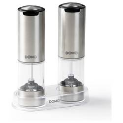 DOMO WIEDERAUFLADBARE PFEFFER- UND SALZMÜHLE mlýnek na sůl/pepř 1 ks