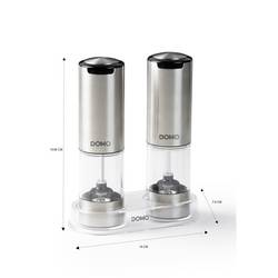DOMO WIEDERAUFLADBARE PFEFFER- UND SALZMÜHLE mlýnek na sůl/pepř 1 ks