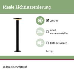 Paulmann 94755 Plate ZB 2200-3000K Osvětlení chodníčků LED 5.5 W antracitová
