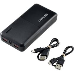 VOLTCRAFT PB-19C-M powerbanka Li-Pol, 20000 mAh, Dodávka energie, Quick Charge, černá