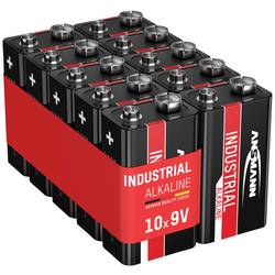 Ansmann Industrial baterie 9 V alkalicko-manganová 9 V 10 ks