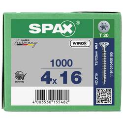 SPAX 1191010400165 R 88091 Senkkopf/T-STAR šroub do dřeva 4 mm 16 mm T-STAR plus ocel WIROX 1000 ks