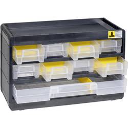 Allit 458080 skladová skříň , VarioPlus Basic 15, (d x š x v) 300 x 300 x 190 mm, černá, žlutá, 1 ks