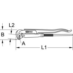 KS Tools 111.1000 1111000 rohový hasák