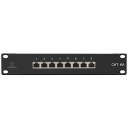Renkforce RF-4870828 8 portů síťový patch panel 254 mm (10) CAT 6A 1 U osazený