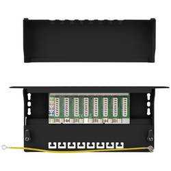 Renkforce RF-4870828 8 portů síťový patch panel 254 mm (10) CAT 6A 1 U osazený
