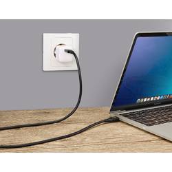 Renkforce USB kabel USB 4.0 USB-C® 0.80 m černá hliníková zástrčka RF-4870098