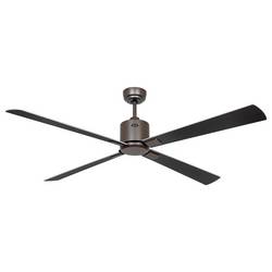 CasaFan ECO NEO III 152 BZ-WN/SI WiFi Flügel Wenge/silber stropní ventilátor 27 W (Ø x v) 152 cm x 360 mm bronzová s dálkovým ovládáním, s časovačem, vhodný i