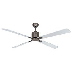CasaFan ECO NEO III 152 BZ-WN/SI WiFi Flügel Wenge/silber stropní ventilátor 27 W (Ø x v) 152 cm x 360 mm bronzová s dálkovým ovládáním, s časovačem, vhodný i