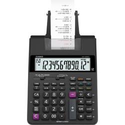 Casio HR 150 RCE stolní kalkulačka s tiskárnou, displej (počet míst) 12, na baterii, napájení ze sítě (volitelné), černá