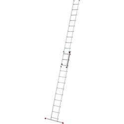 Hailo ProfiStep® duo 7212-007 hliník výsuvný žebřík max.prac. výška: 6.75 m stříbrná 13.5 kg