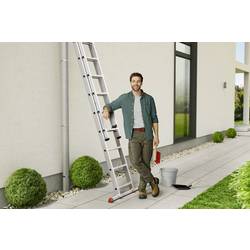 Hailo ProfiStep® duo 7212-007 hliník výsuvný žebřík max.prac. výška: 6.75 m stříbrná 13.5 kg
