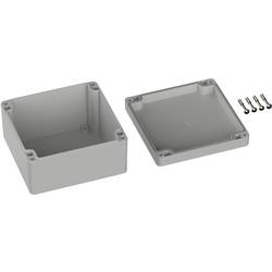 TRU COMPONENTS TC-9065460 Venkovní kryt 122 x 120 x 55 polykarbonát šedobílá (RAL 7035) 1 ks