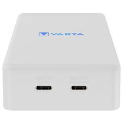 Varta powerbanka Li-Pol, 10000 mAh, MagSafe, Bezdrátové nabíjení Qi, Dodávka energie, Bezdrátové nabíjení, bílá, Indikátor stavu