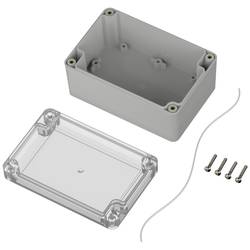 TRU COMPONENTS TC-10860604 univerzální pouzdro 120 x 80 x 60.20 ABS-PC světle šedá 1 ks