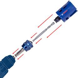 Bosch Accessories 2608901895 2608901895 vrtací korunka 70 mm 1 ks