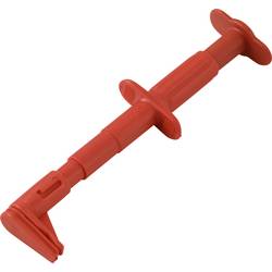 VOLTCRAFT MSK-140 Rot bezpečnostní měřicí svorka pro přípojnicekonektor 4 mm;CAT III 1000 V 10 A červená
