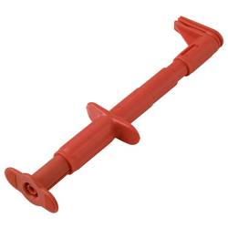 VOLTCRAFT MSK-140 Rot bezpečnostní měřicí svorka pro přípojnicekonektor 4 mm;CAT III 1000 V 10 A červená