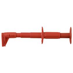 VOLTCRAFT MSK-140 Rot bezpečnostní měřicí svorka pro přípojnicekonektor 4 mm;CAT III 1000 V 10 A červená