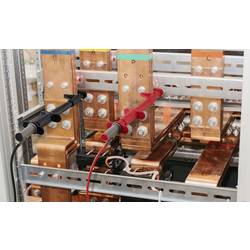 VOLTCRAFT MSK-140 Rot bezpečnostní měřicí svorka pro přípojnicekonektor 4 mm;CAT III 1000 V 10 A červená