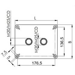 Wiska 10110743 rozbočovací krabice (d x š x v) 200 x 160 x 94 mm bílá IP66 / IP67 1 ks