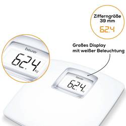 Beurer PS 25 Osobní váha 74110 digitální Max. váživost=180 kg bílá