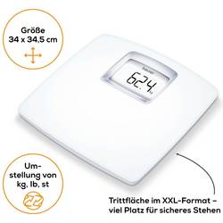 Beurer PS 25 Osobní váha 74110 digitální Max. váživost=180 kg bílá