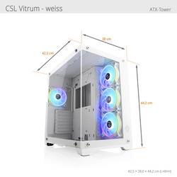 CSL Computer Gaming PC M11170H Intel® Core™ i7 14700F 5.4 GHz 32 GB RAM 2000 GB SSD Nvidia GeForce RTX™ 4060 ti 8 GB GDDR6 92241