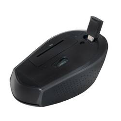 LogiLink ID0160 optická myš, přenos bezdrátový, 3 tlačítko, 1200 dpi, černá