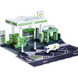Majorette Petrol Station BP + 1 vehicle Sada čerpací stanice