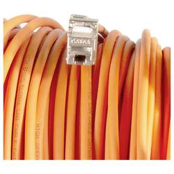 LogiLink CQ3060S RJ45 síťové kabely, propojovací kabely CAT 6A S/FTP žlutá, oranžová 1 ks