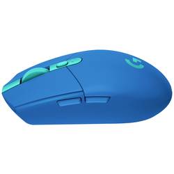 Logitech G305 Lightspeed optická herní myš, přenos Bluetooth®, 6 tlačítko, 12000 dpi, modrá