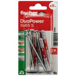 Fischer 537664 DuoPower 8 x 65 S K NV sada hmoždinek 65 mm 8 mm 1 sada