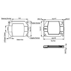 Schurter 3-153-424 Superkondenzátor (Super Cap) 90 mF (d x š x v) 20 x 15 x 2.5 mm 1 ks Bulk
