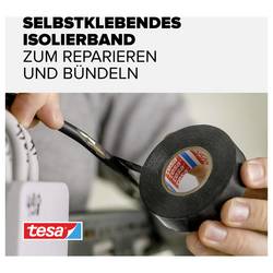 tesa 56192-00502-23 izolační páska tesa® černá (d x š) 10 m x 15 mm 5 ks