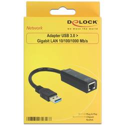 Delock 62616 síťový adaptér 1000 MBit/s USB, RJ45