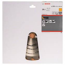 Bosch Accessories Construct Wood 2608641774 tvrdokovový pilový kotouč 250 x 30 x 3.2 mm Počet zubů (na palec): 20 1 ks